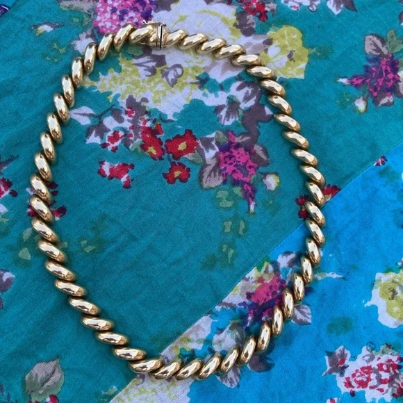 Beautiful 14kt Yellow Gold San Marco Chain Necklace (47.7 grams) - Picture 5 of 13